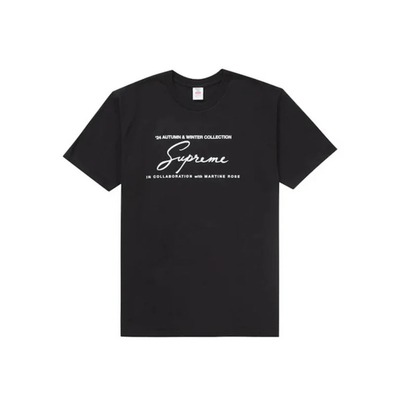 Supreme Martine Rose Tee Black Available at Pick your kiicks.