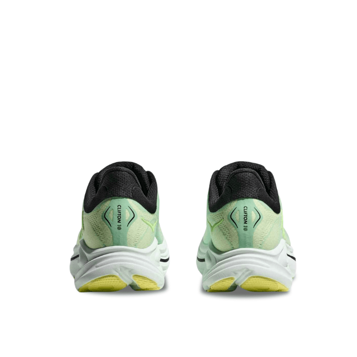 Hoka Clifton 10 Mint Fluorite Luna Moth