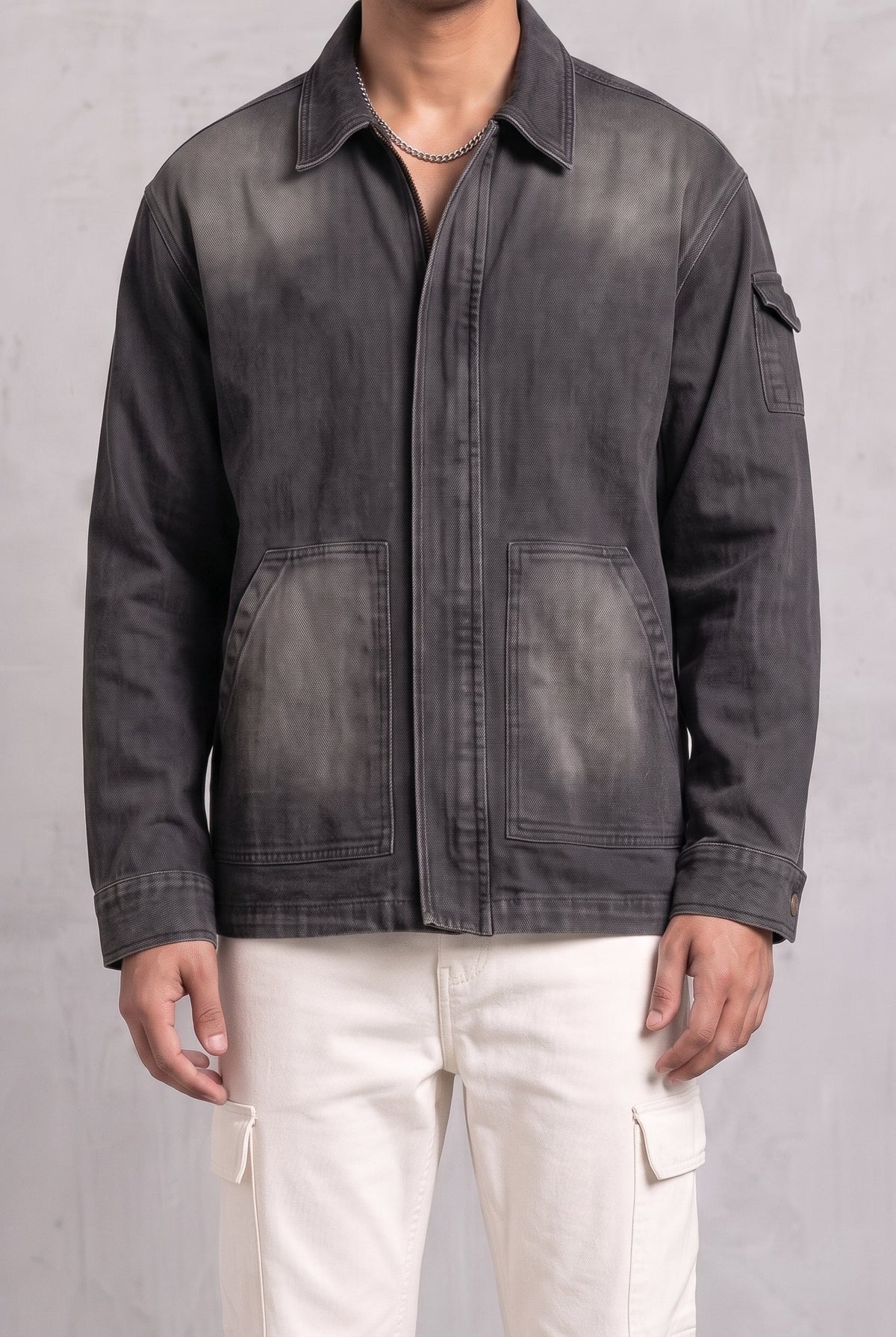 BLACK OG DENIM MEN'S JACKET
