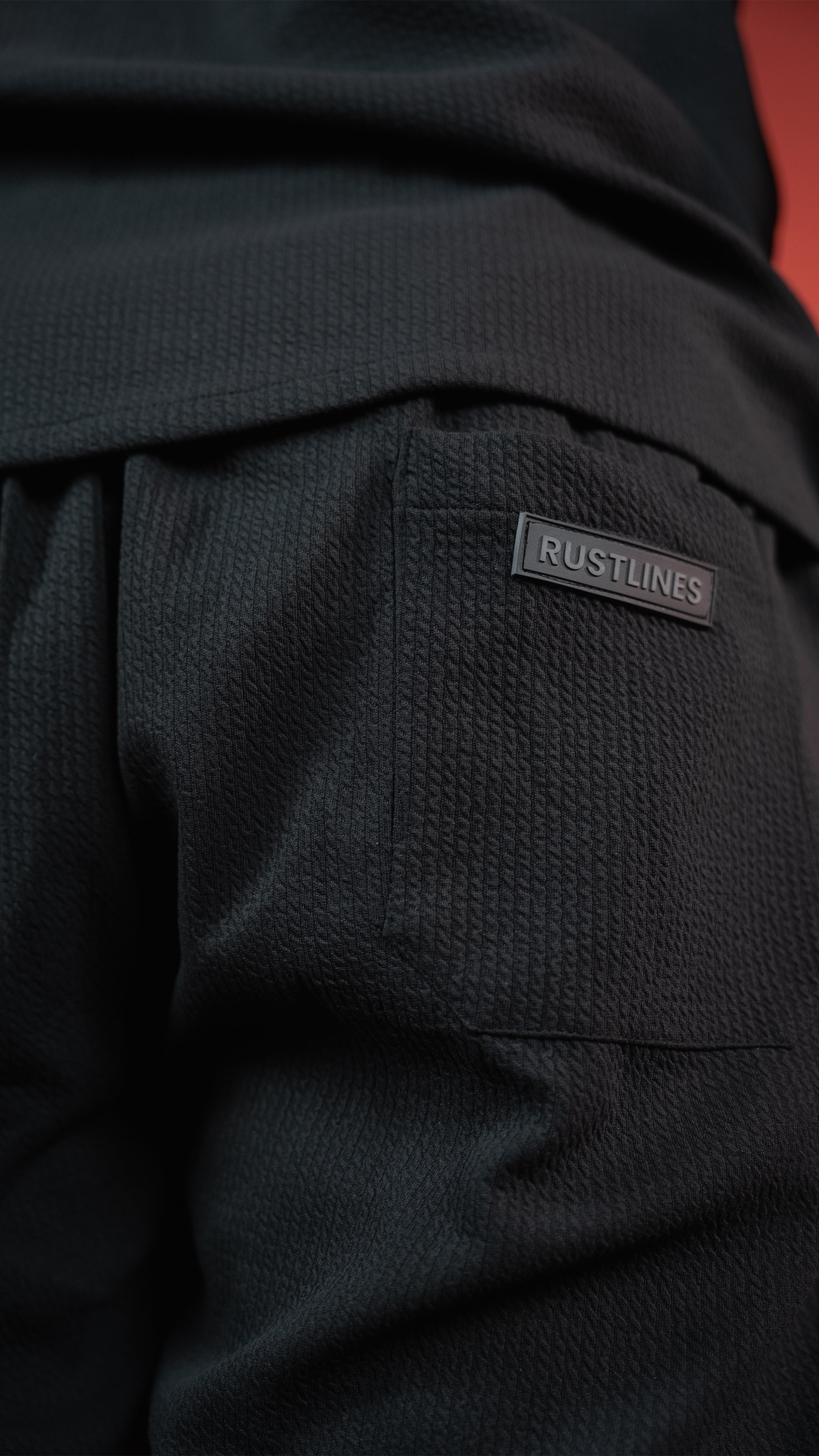 BLACK MEN'S CO-ORD SET