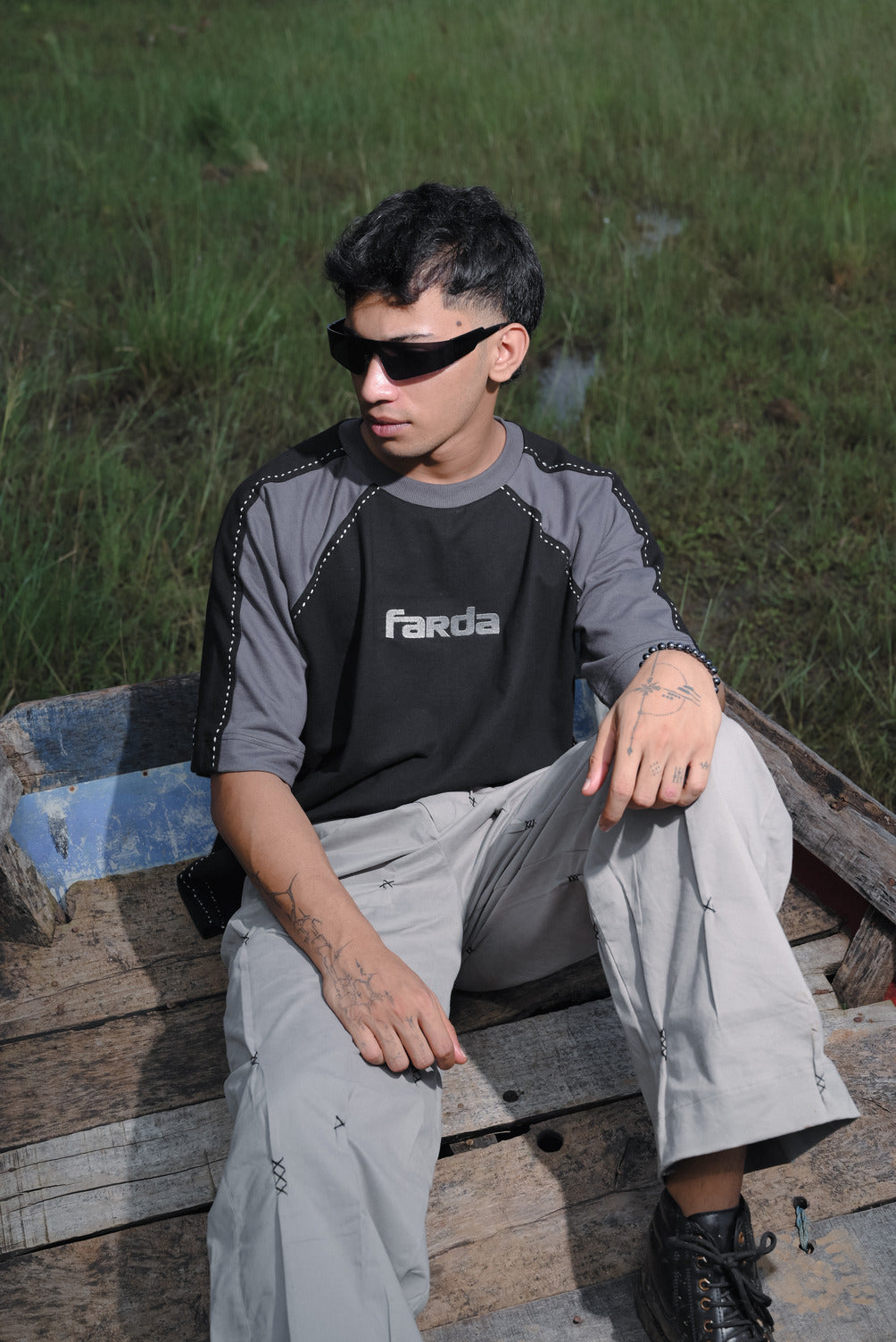 Farda Clothing BIMBLE TEE: BLACK