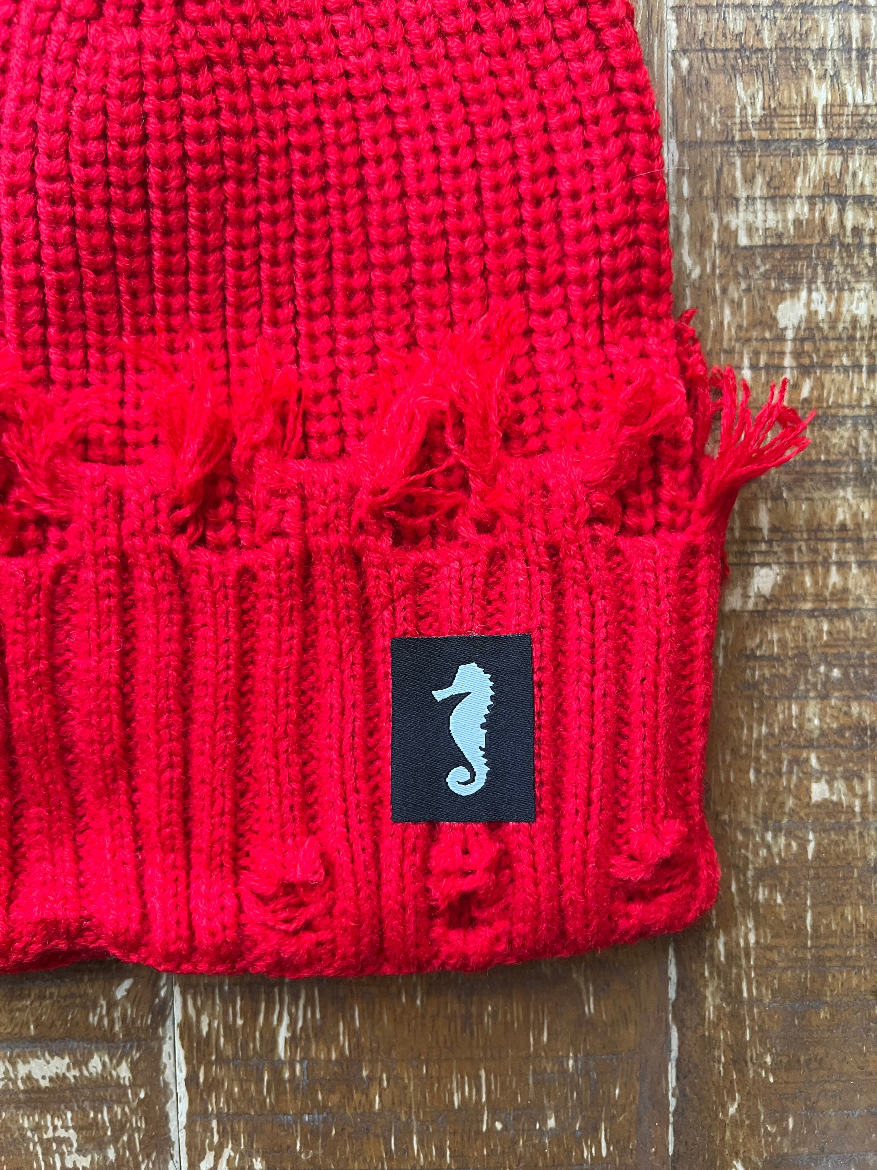 Imperfect Beanie - Christmas Red