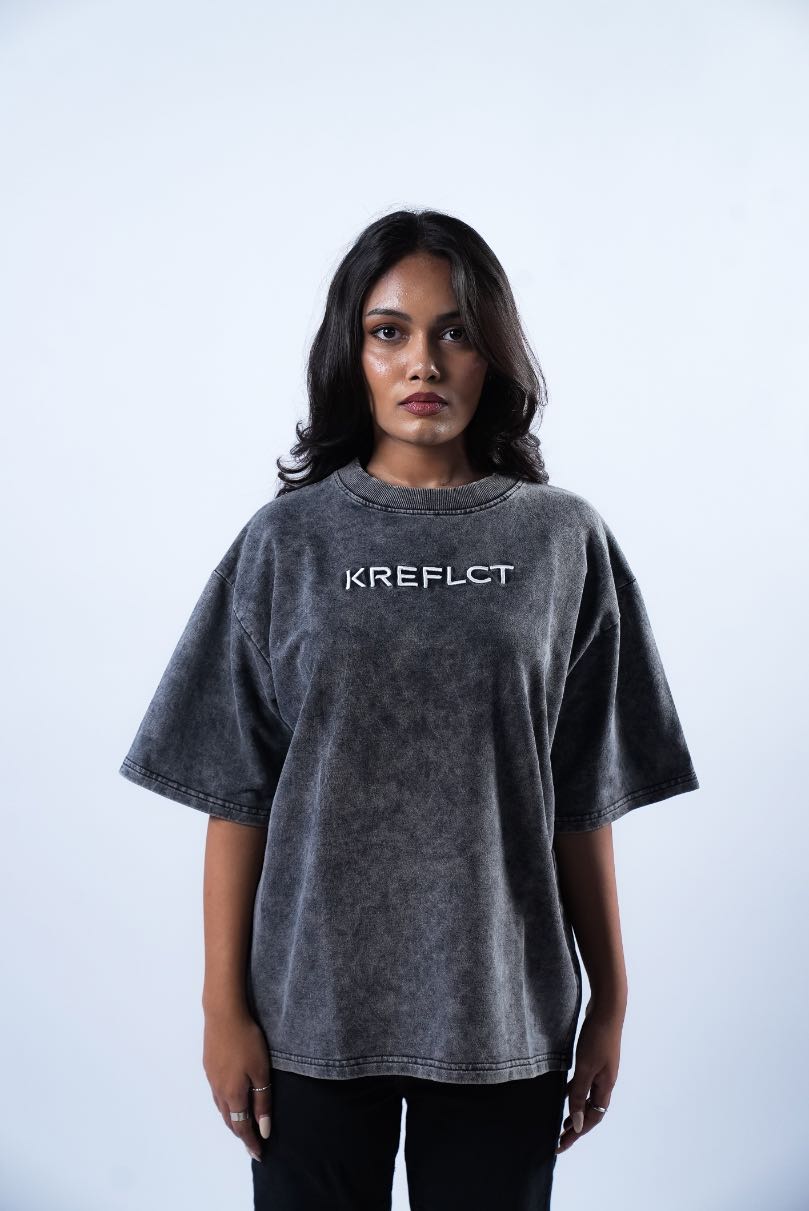 WASHED TEE - BLACK