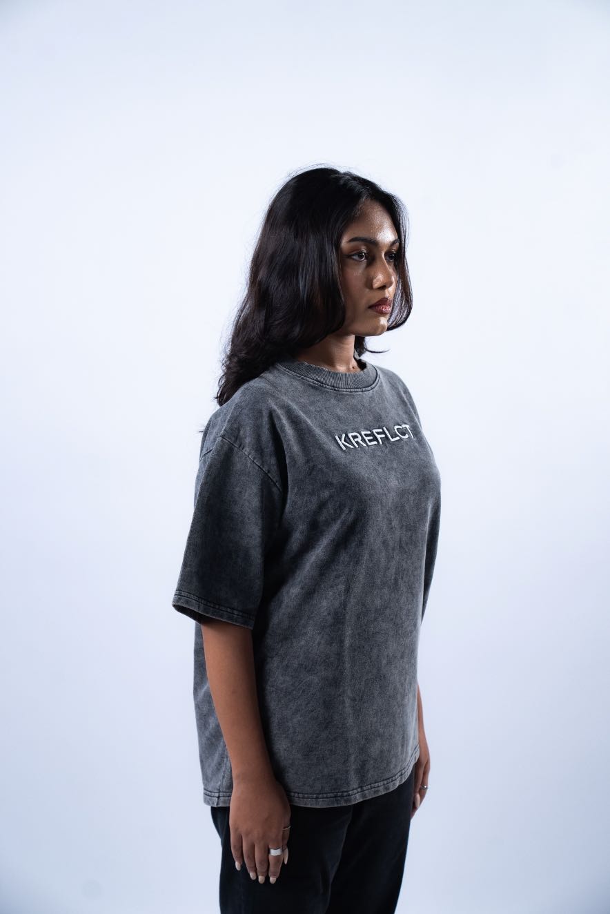WASHED TEE - BLACK