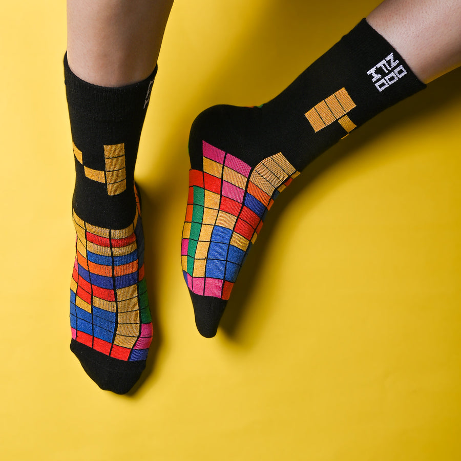 Tetris - Crew Length Socks