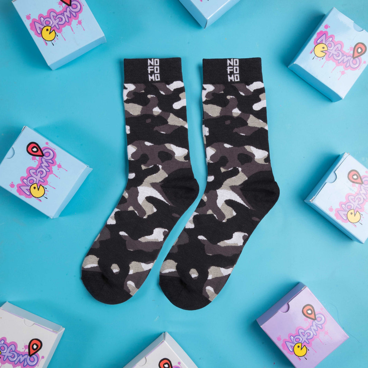 Box Of 6 - Crew Length Socks