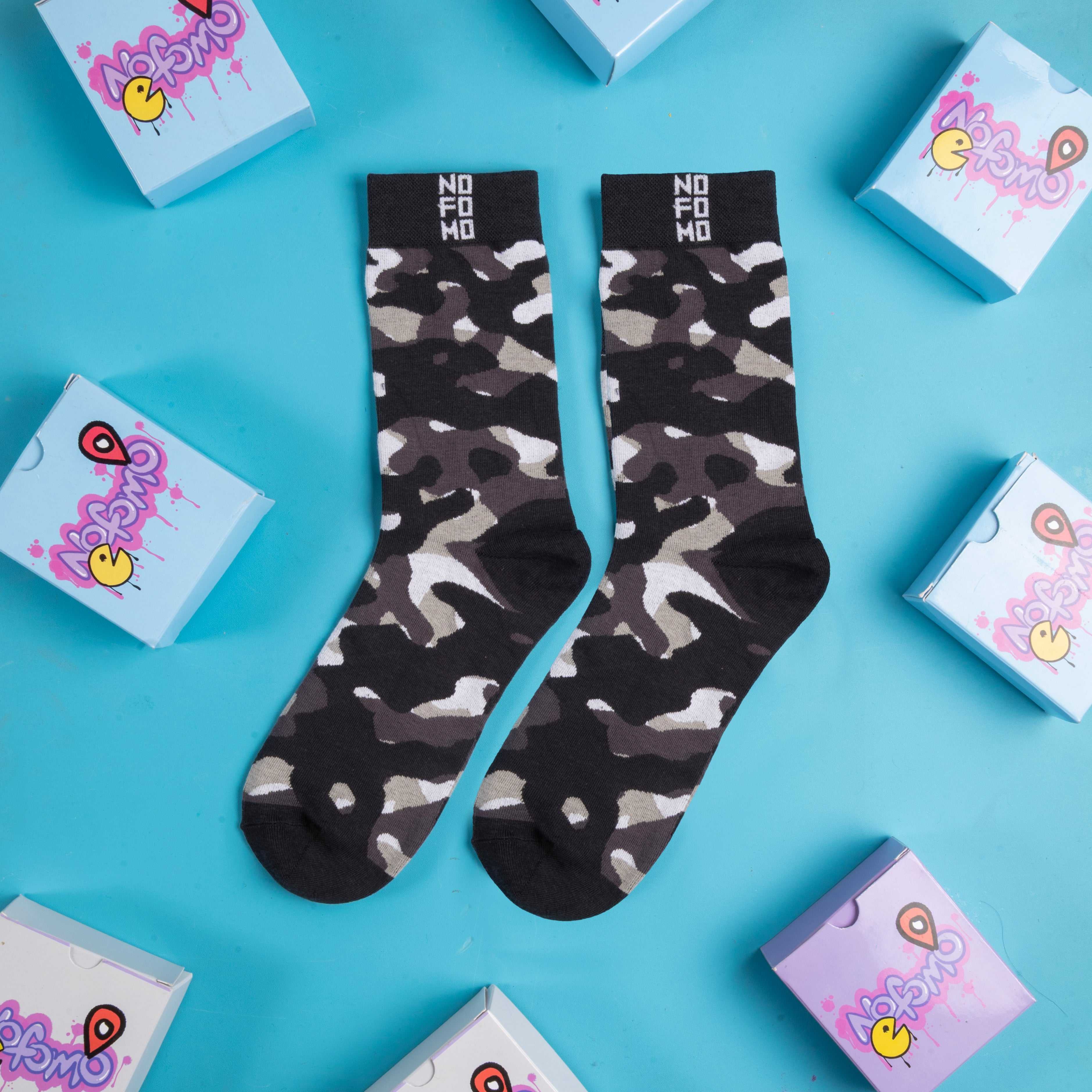 Box Of 6 - Crew Length Socks