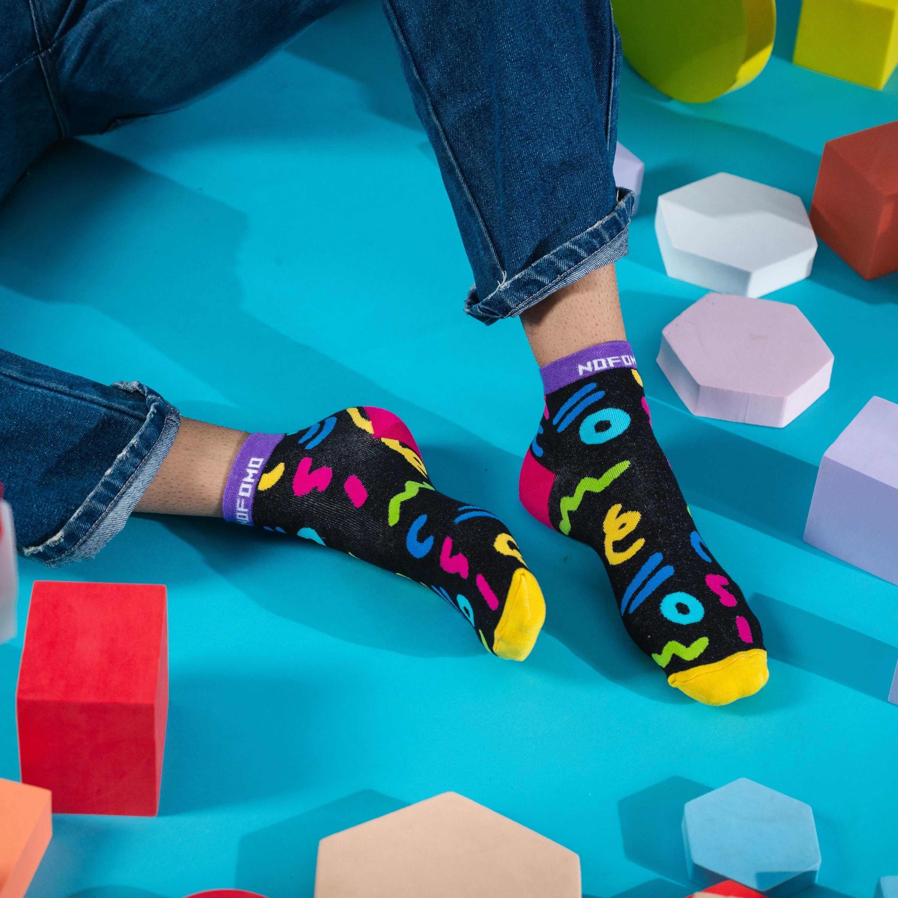 Box Of 3 - Short Crew Socks