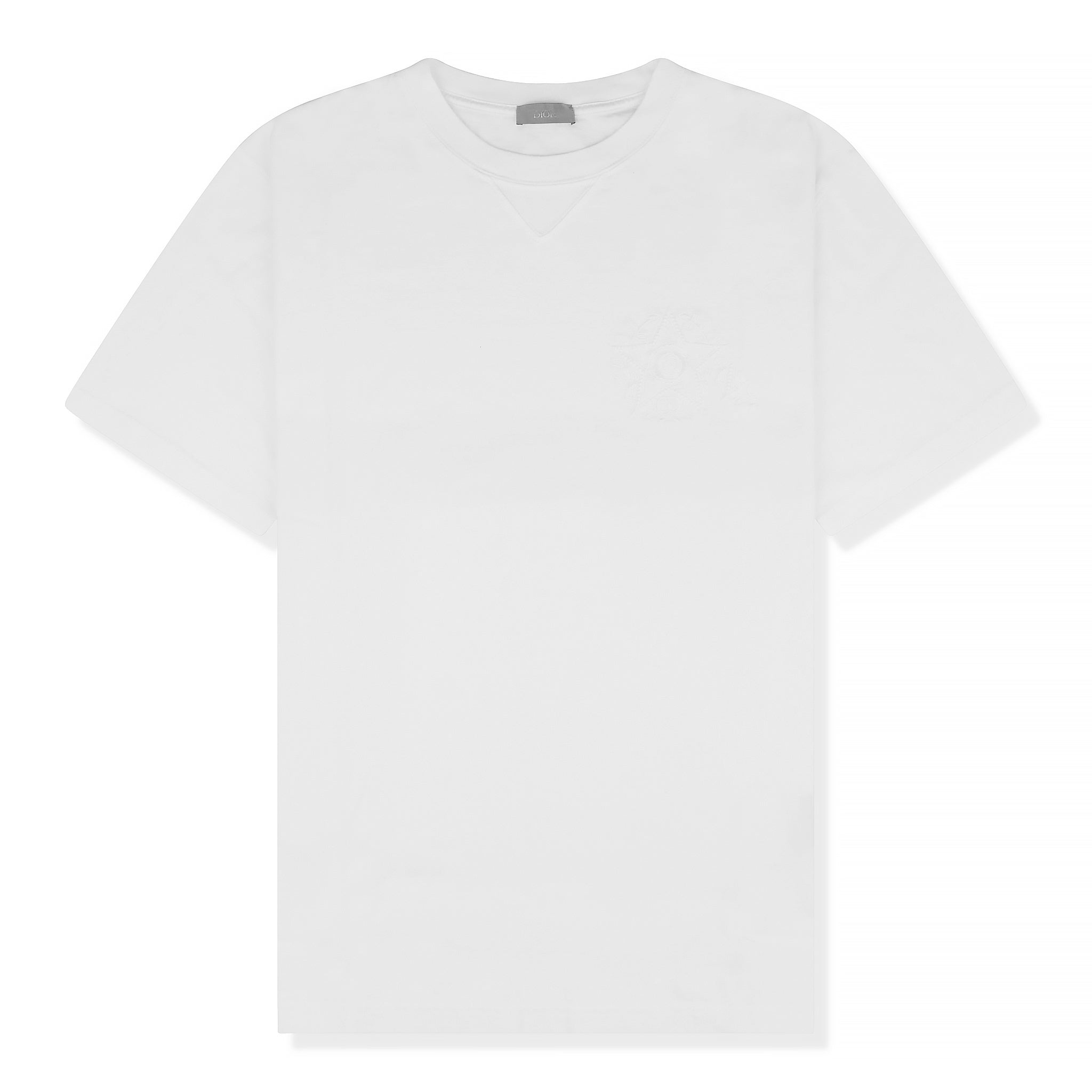 Dior CD Étoile Embroidered Oversized White T Shirt