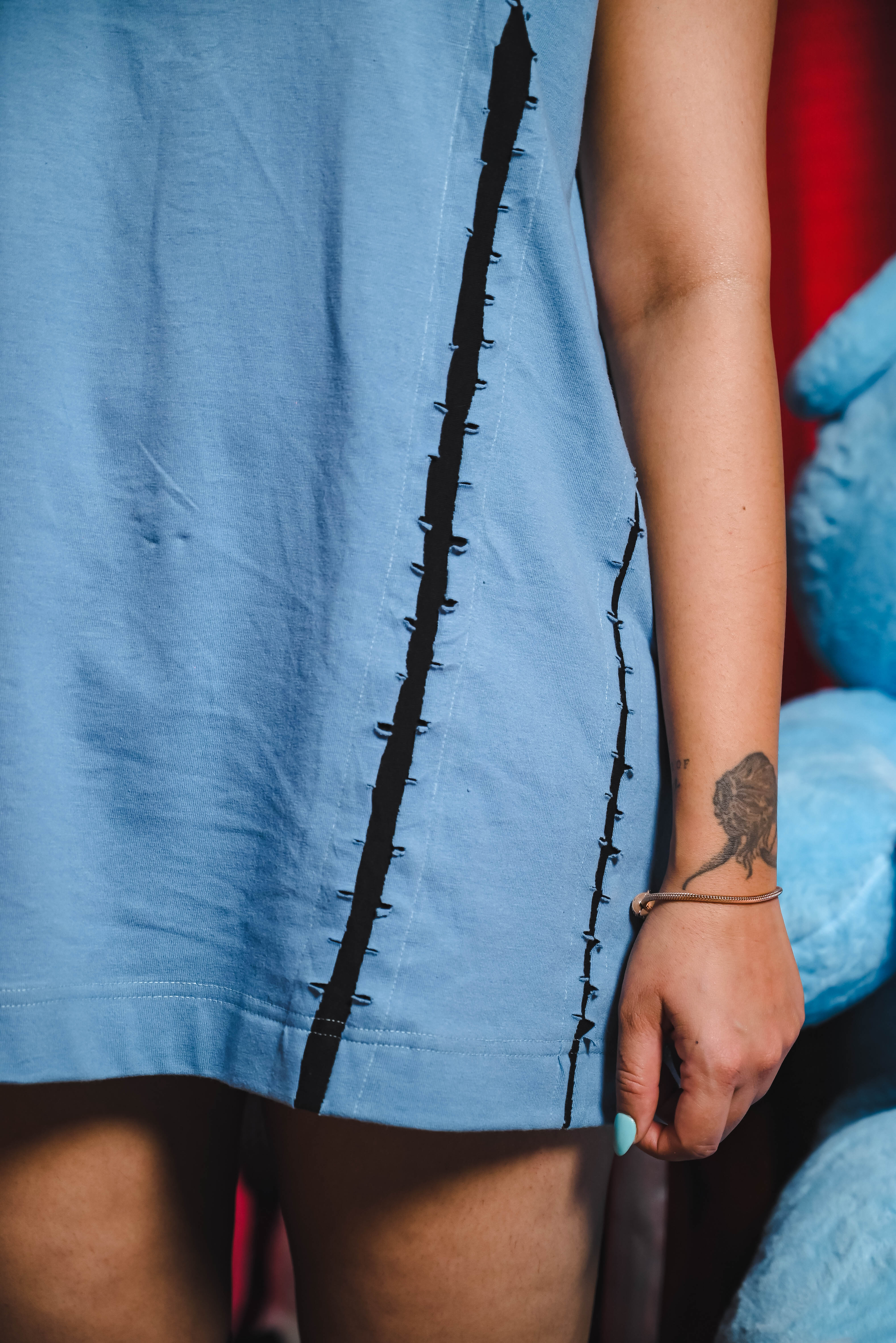 Farda Clothing ERYX SLEEVELESS TEE: POWDER BLUE [UNISEX]