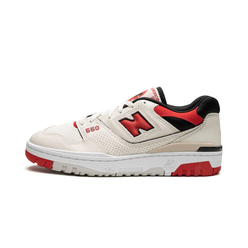 New Balance 550 Sea Salt True red cream