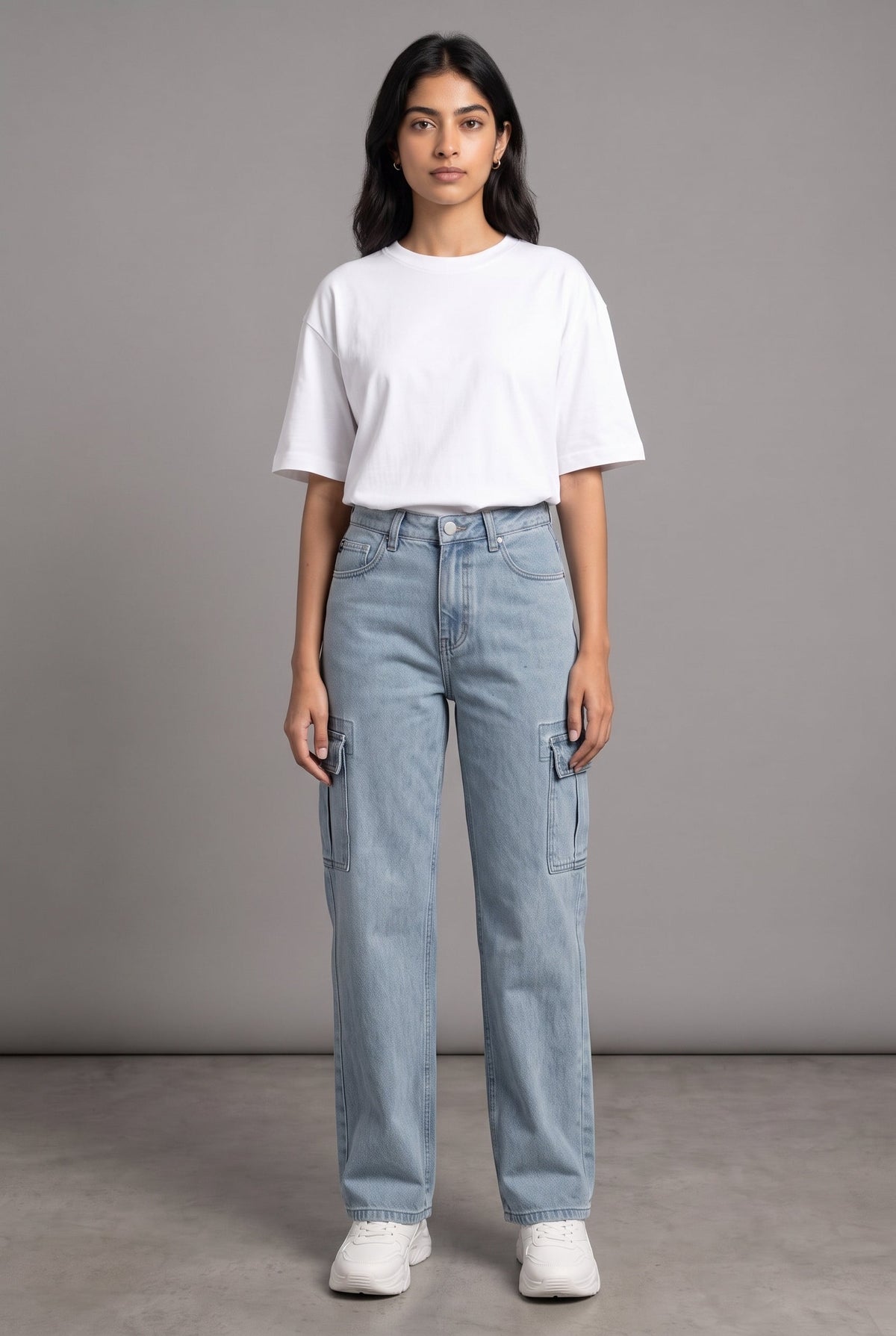 ICED DENIM WOMEN'S CARGO