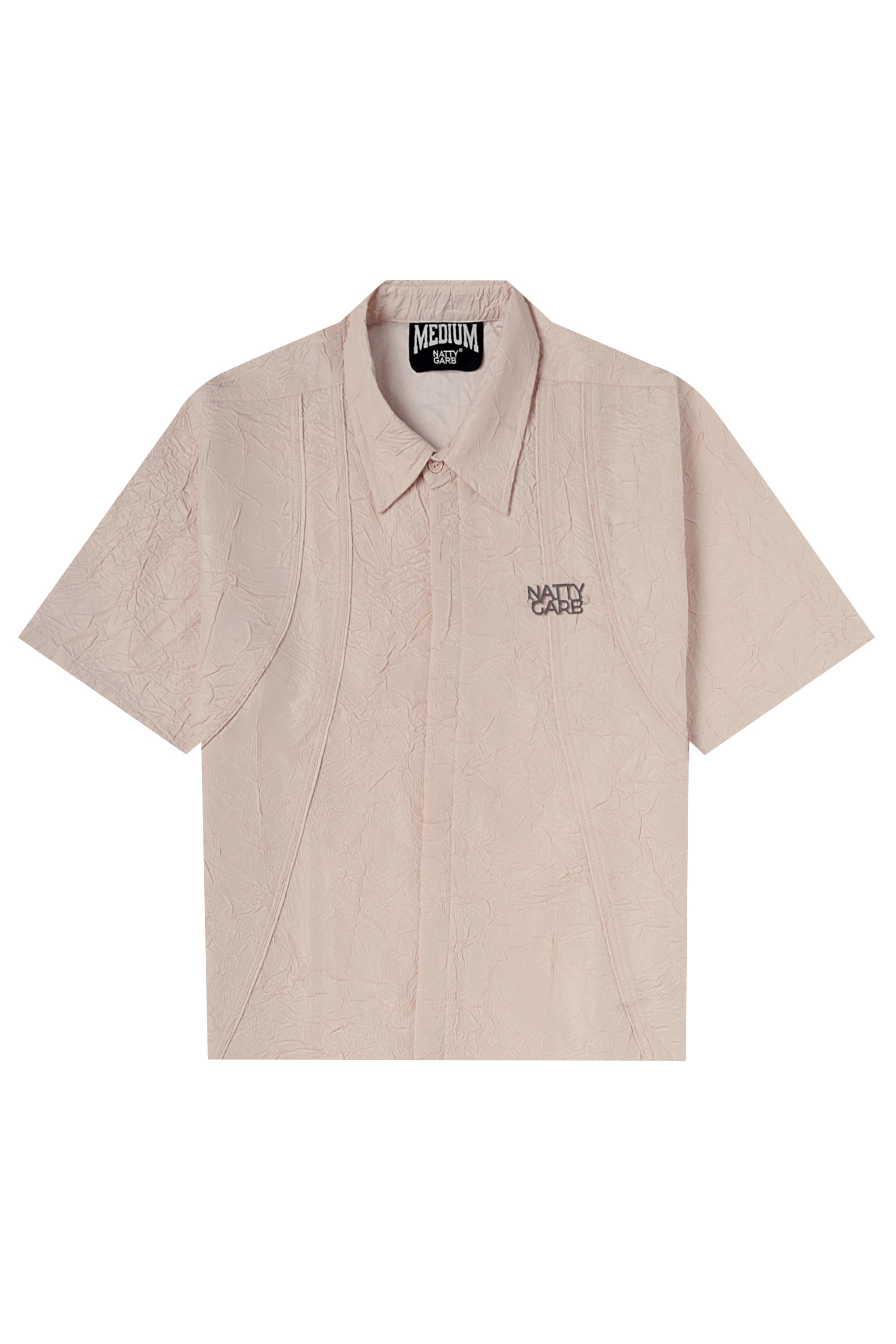CRINKLED OFF-WHITE SHIRT