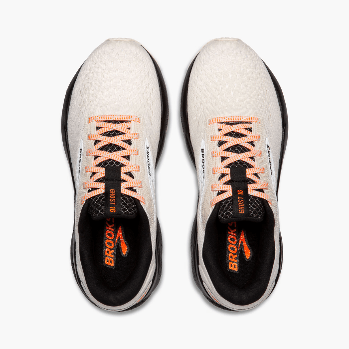 Brooks Running Ghost 16 Ecru/Orange/Black