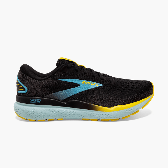 Brooks Running Ghost 16 Black/Forged Iron/Blue