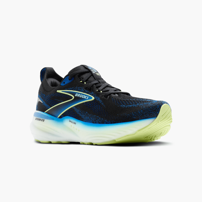 Brooks Running Glycerin GTS 22 Black/Cobalt/Neo Yellow