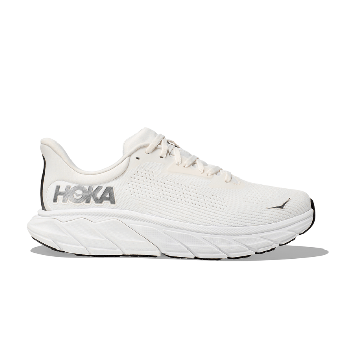 Hoka Arahi 7 Blanc de Blanc Steel Wool
