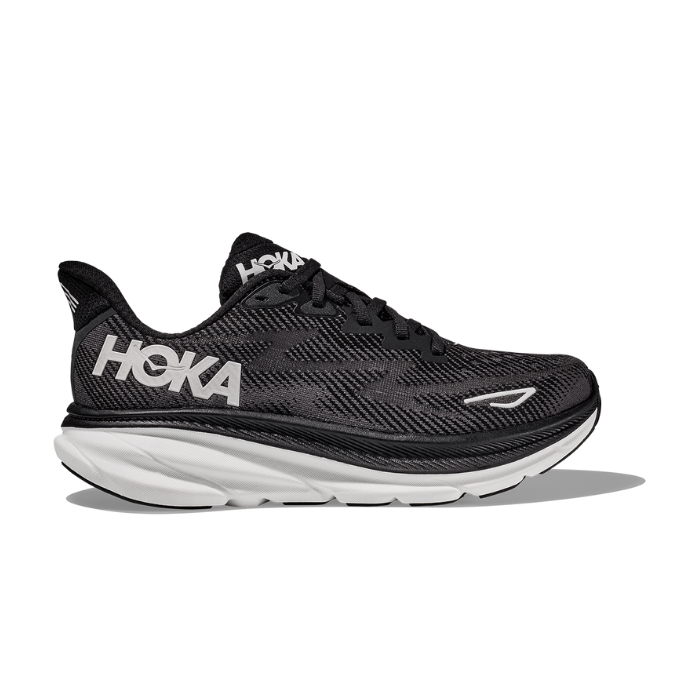 Hoka Clifton 9 Black White