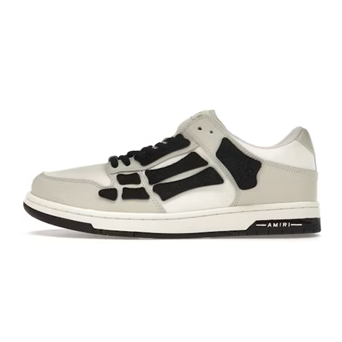 AMIRI Skel Top Low White Light Grey Black
