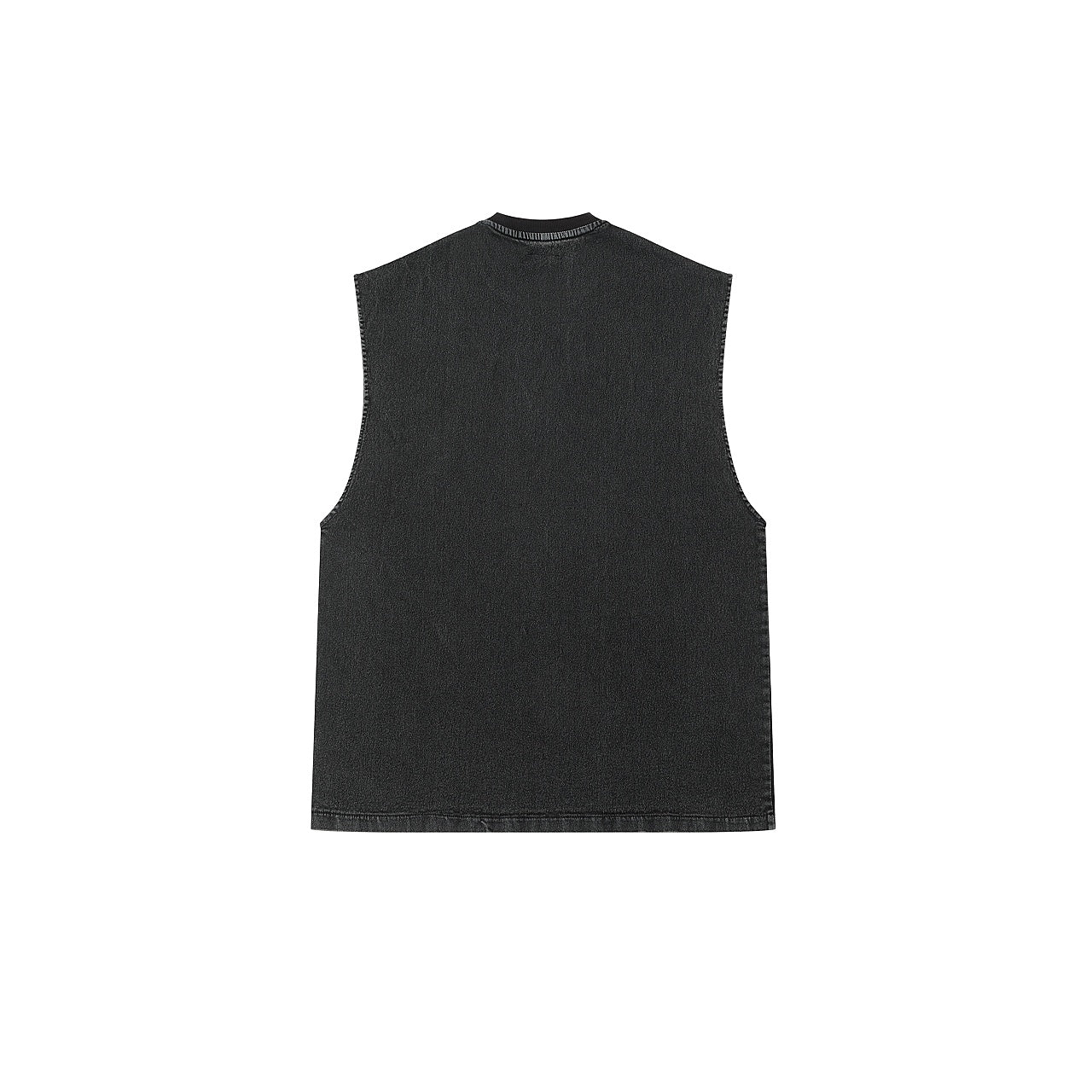 BLACK DENIM WOMEN'S TANK TOP