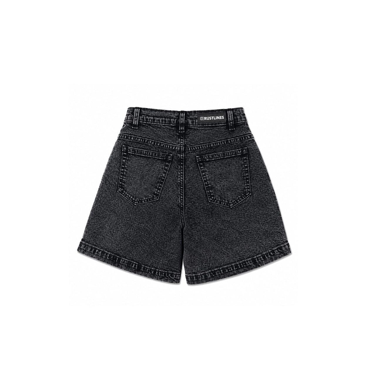 BLACK DENIM WOMEN'S SKORT