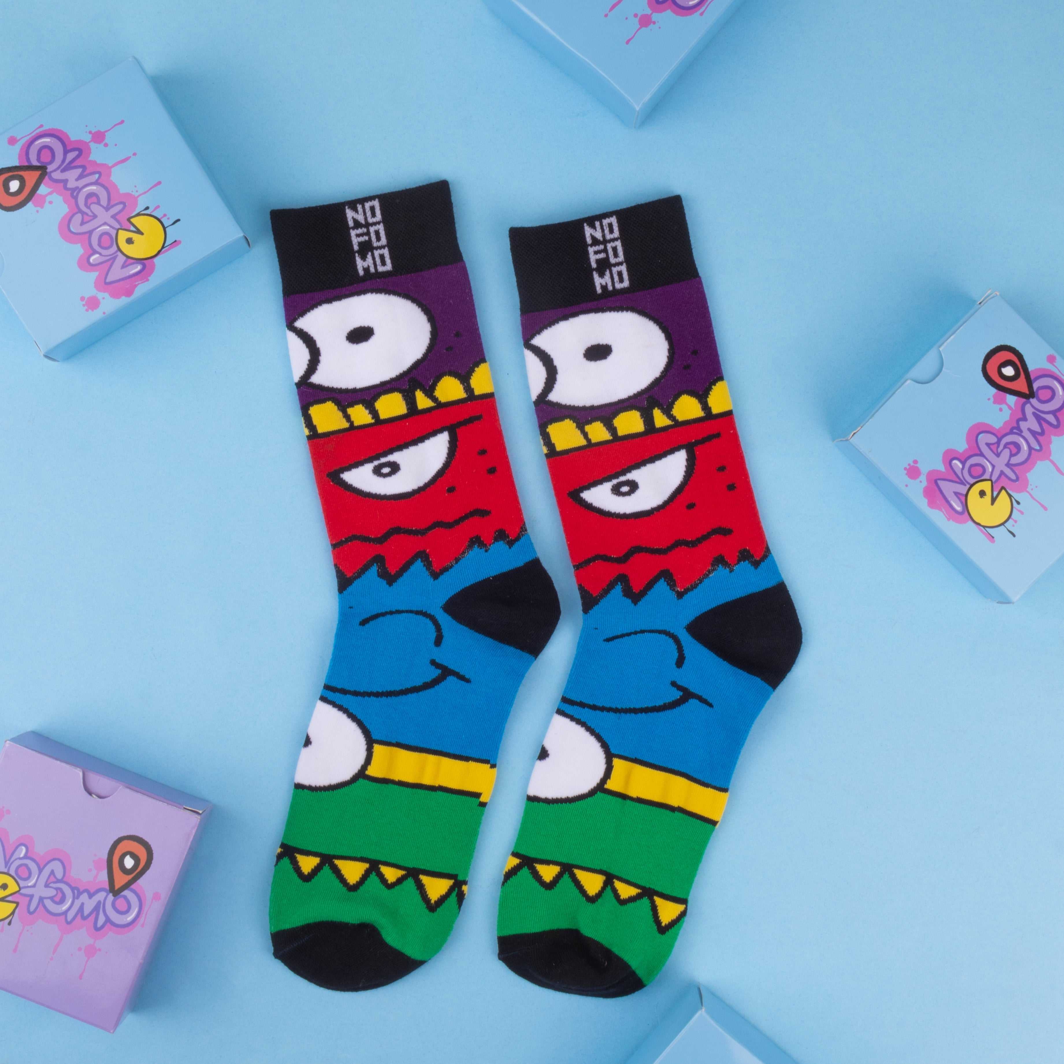 Box Of 3 - Crew Length Socks