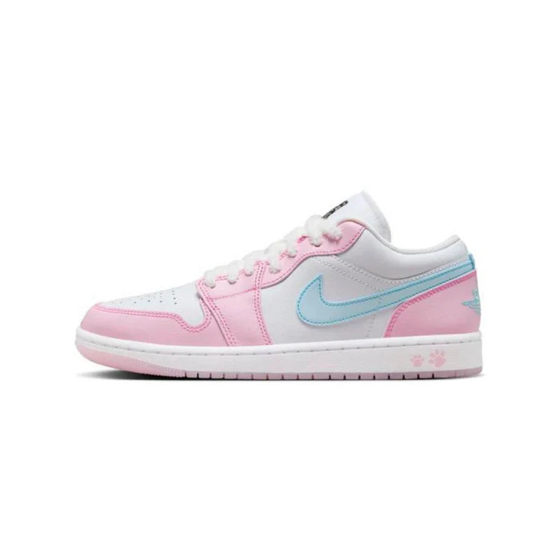 Jordan 1 Low SE Paw Print Pink Foam (W) Available at Pick your kiicks.