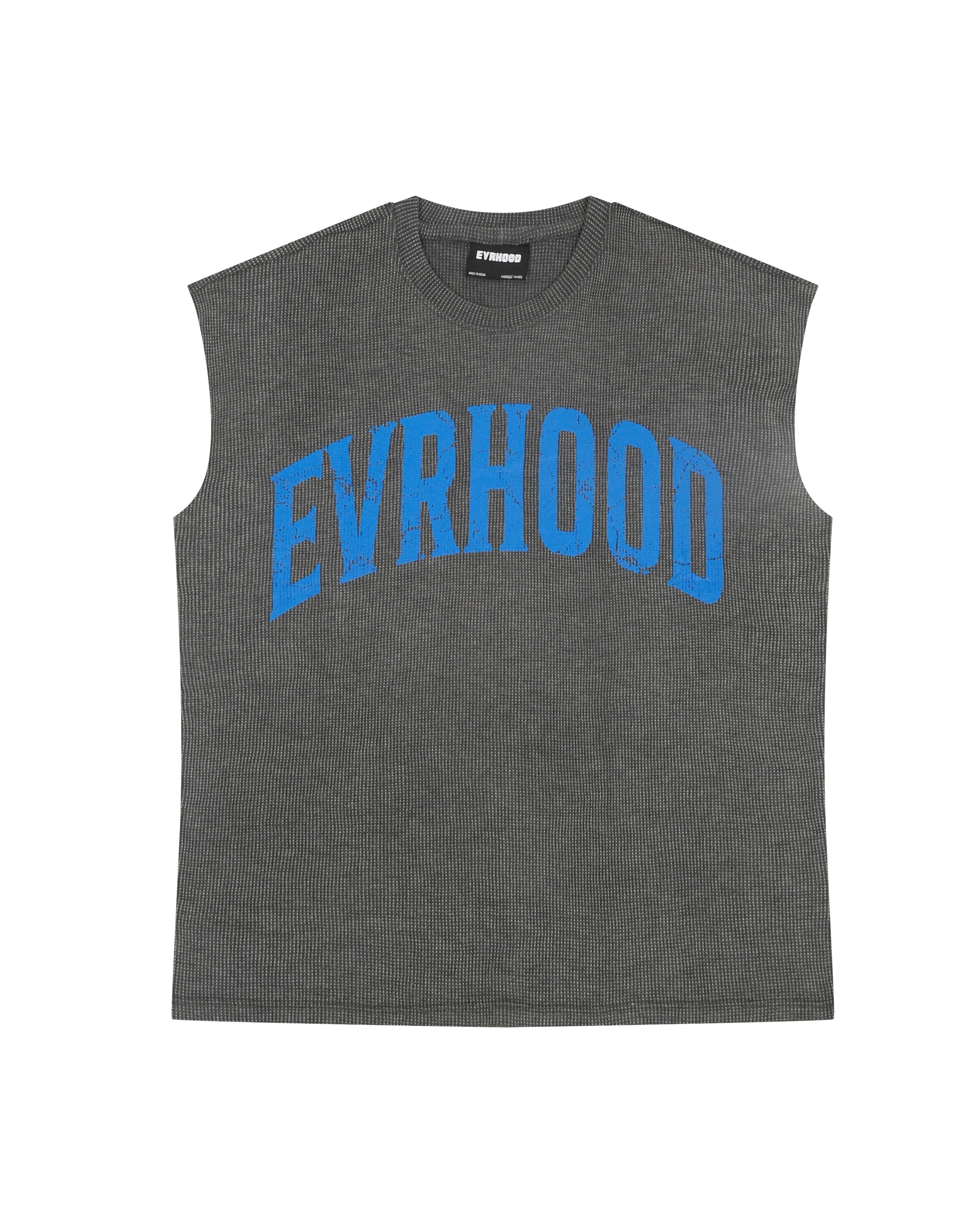 Waffle Sando - Graphite - Evrhood waffle knit sleeveless top