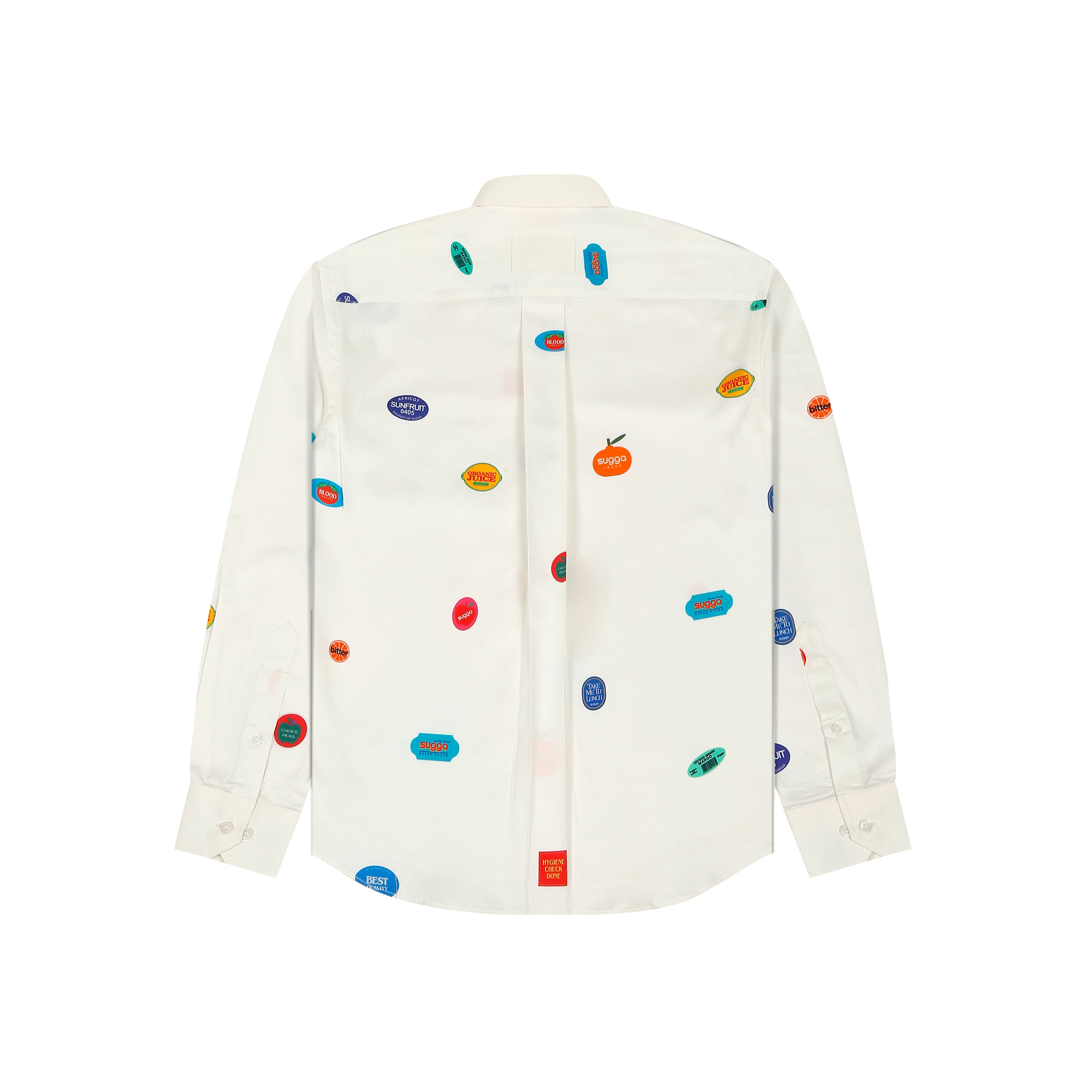 Fruit Sticker Shirt In White