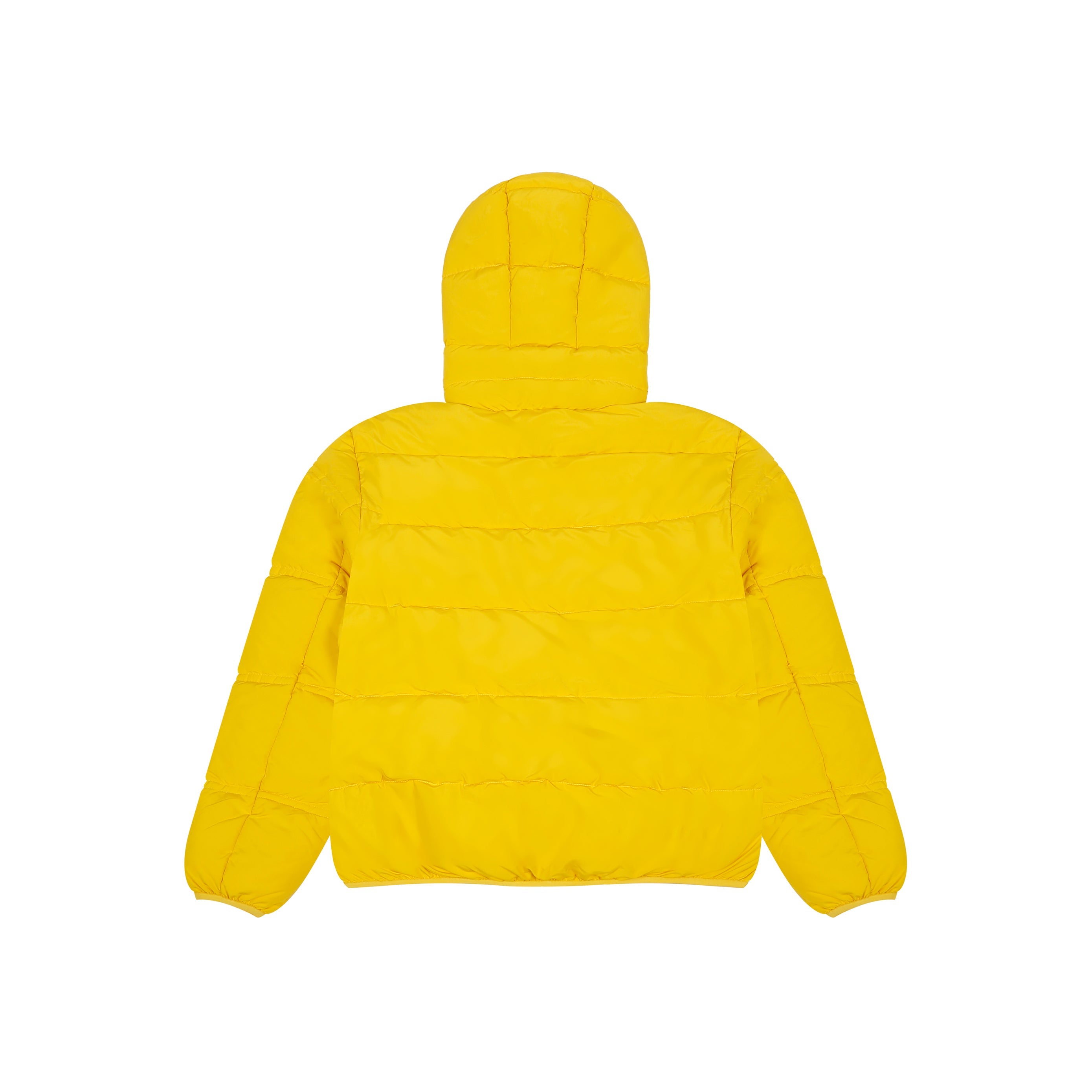 Puffer Jacket Full Sleeves in Yellow