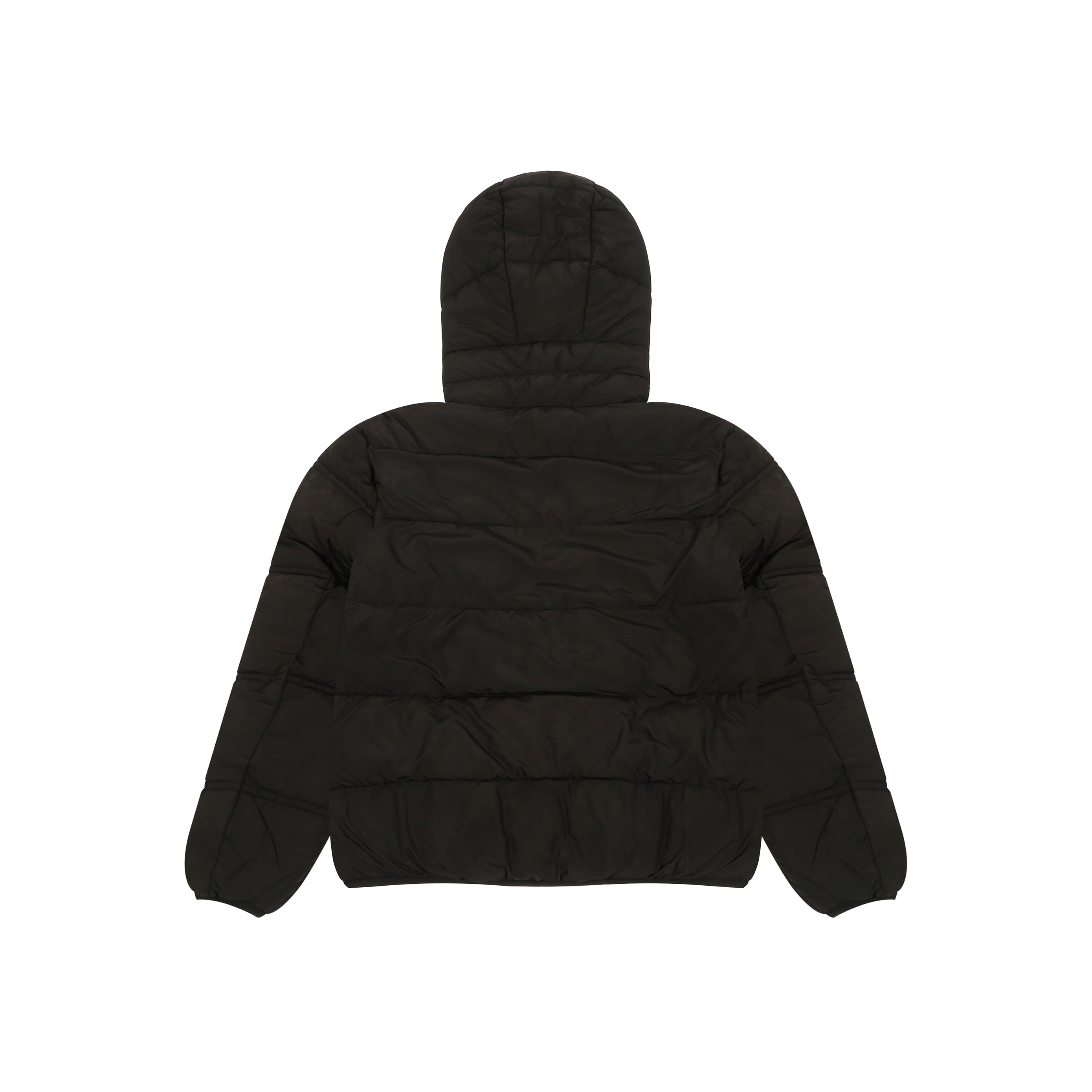 Puffer Jacket Full Sleeves in Black