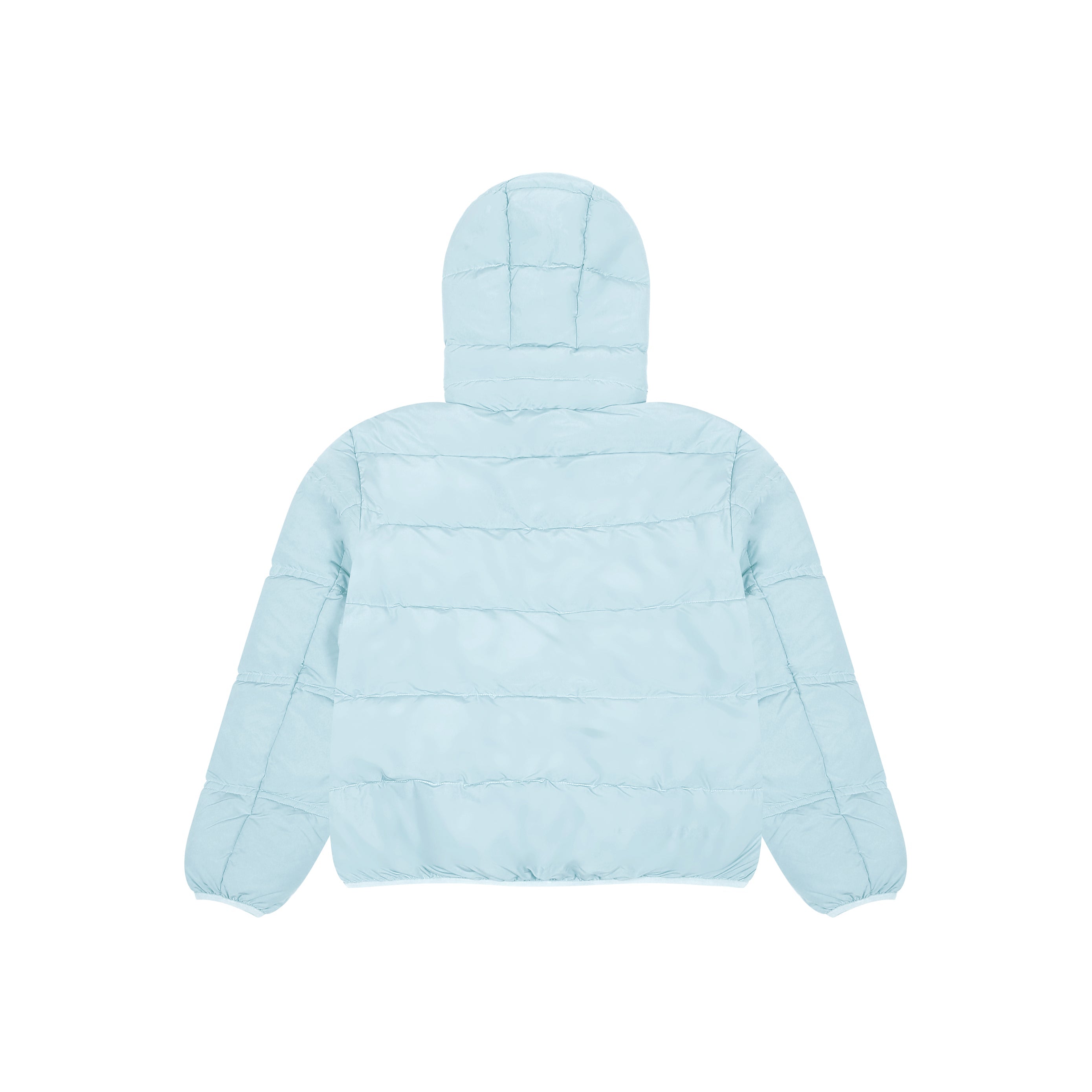 Puffer Jacket Full Sleeves in Ice Blue