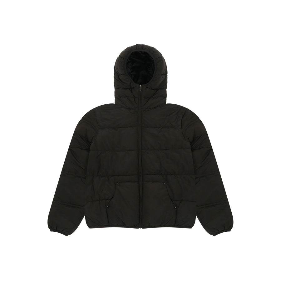 Puffer Jacket Full Sleeves in Black