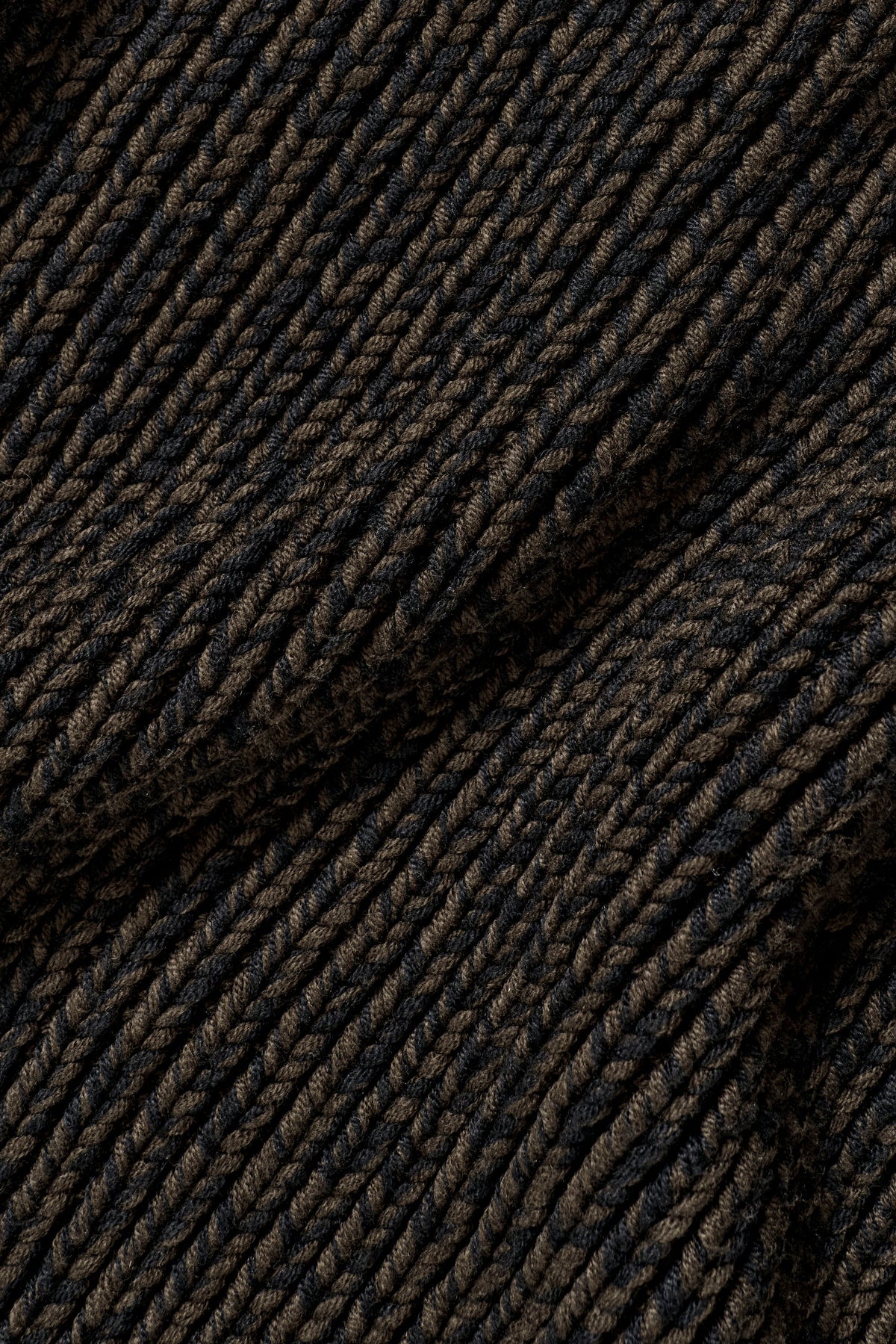 Alo Yoga Chunky Knit Rewind Hoodie - Espresso Multi
