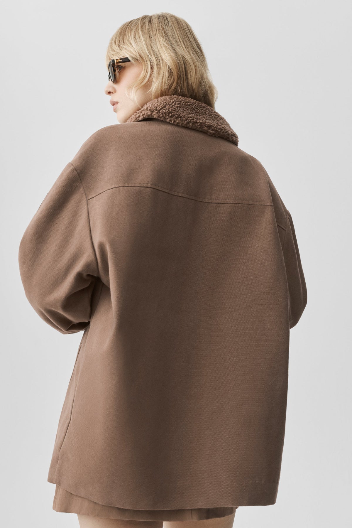 Alo Yoga Canvas Utility Shacket - Java Brown