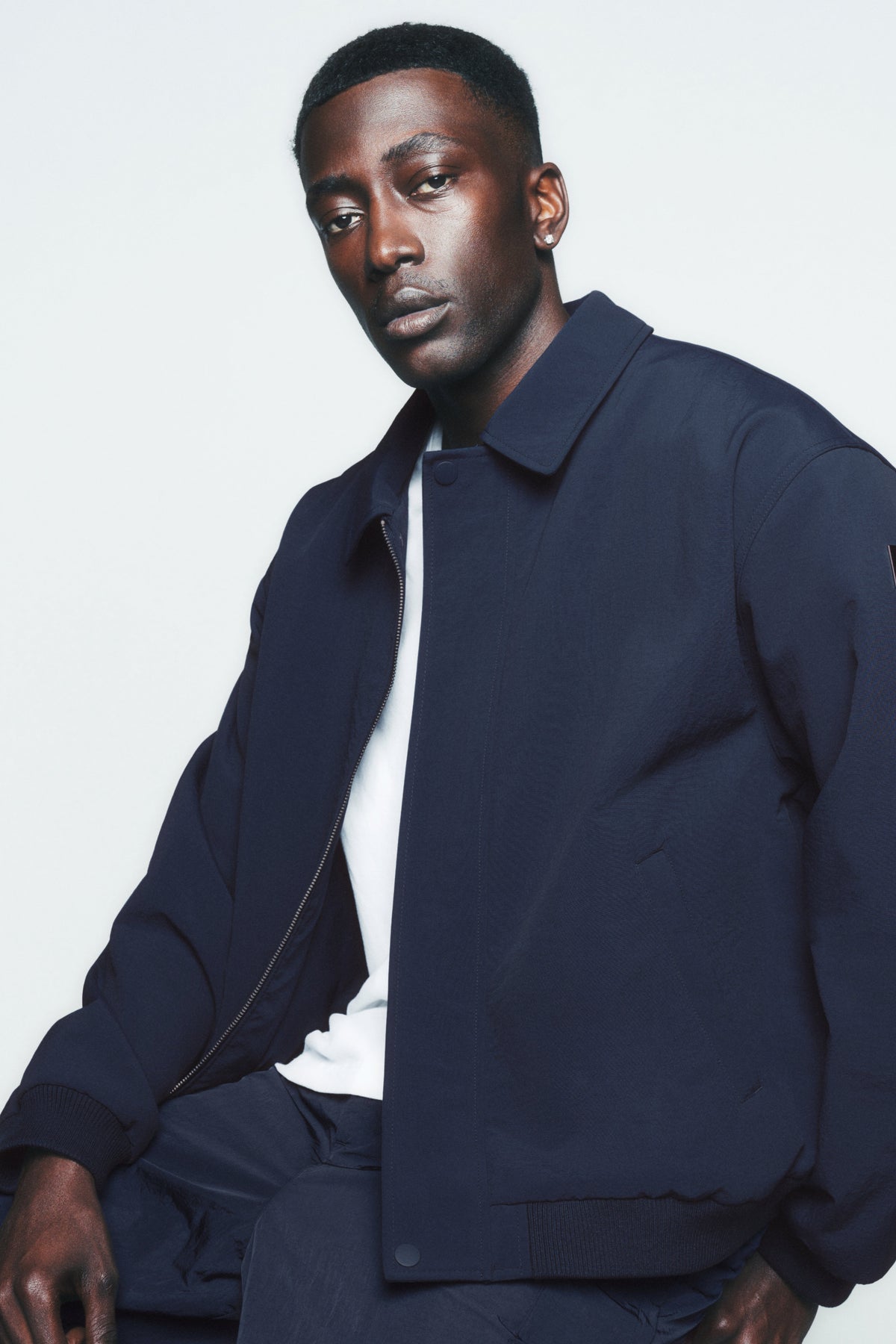 Alo Yoga Duality Bomber Jacket - Navy