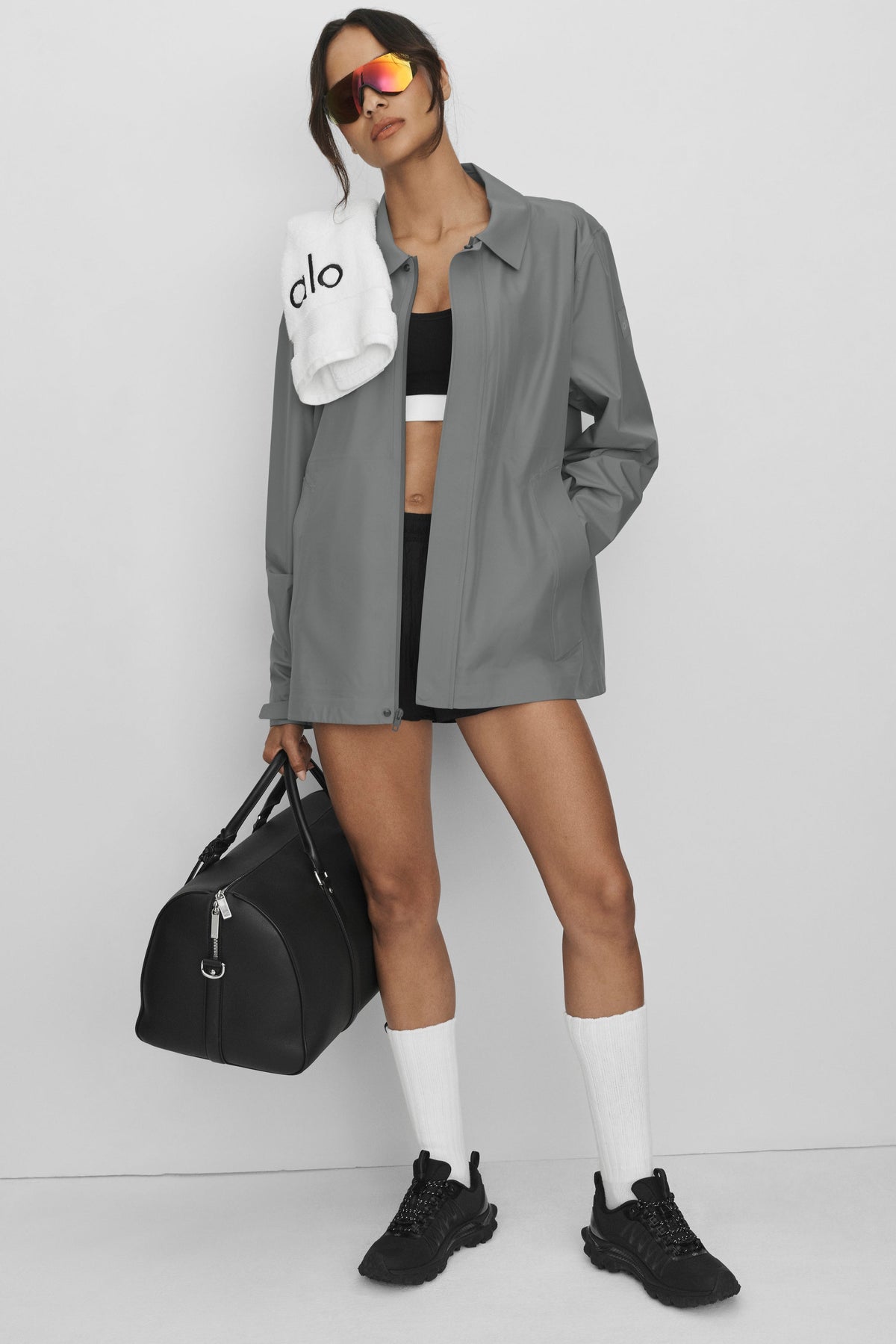 Alo Yoga Alpha Shell Overshirt - Monument