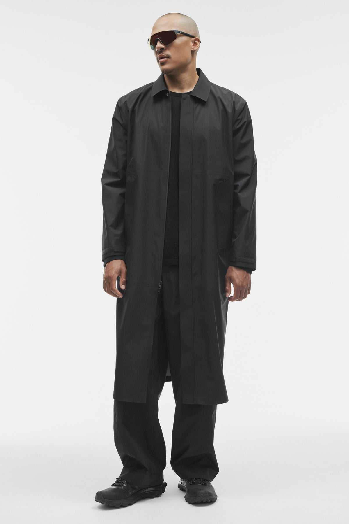 Alo Yoga Alpha Shell Long Coat - Black