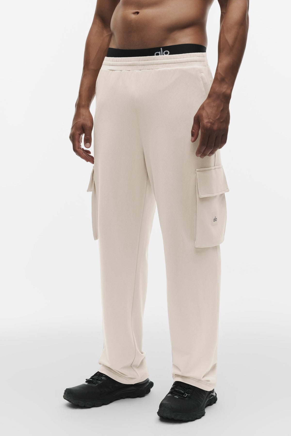 Alo Yoga Double Take Cargo Pant - Bone
