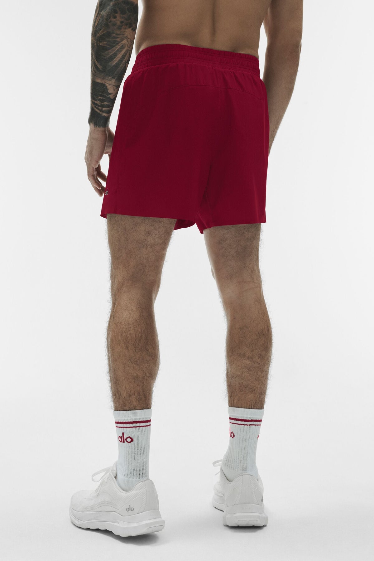 Alo Yoga 5" Adapt Running Short - Garnet