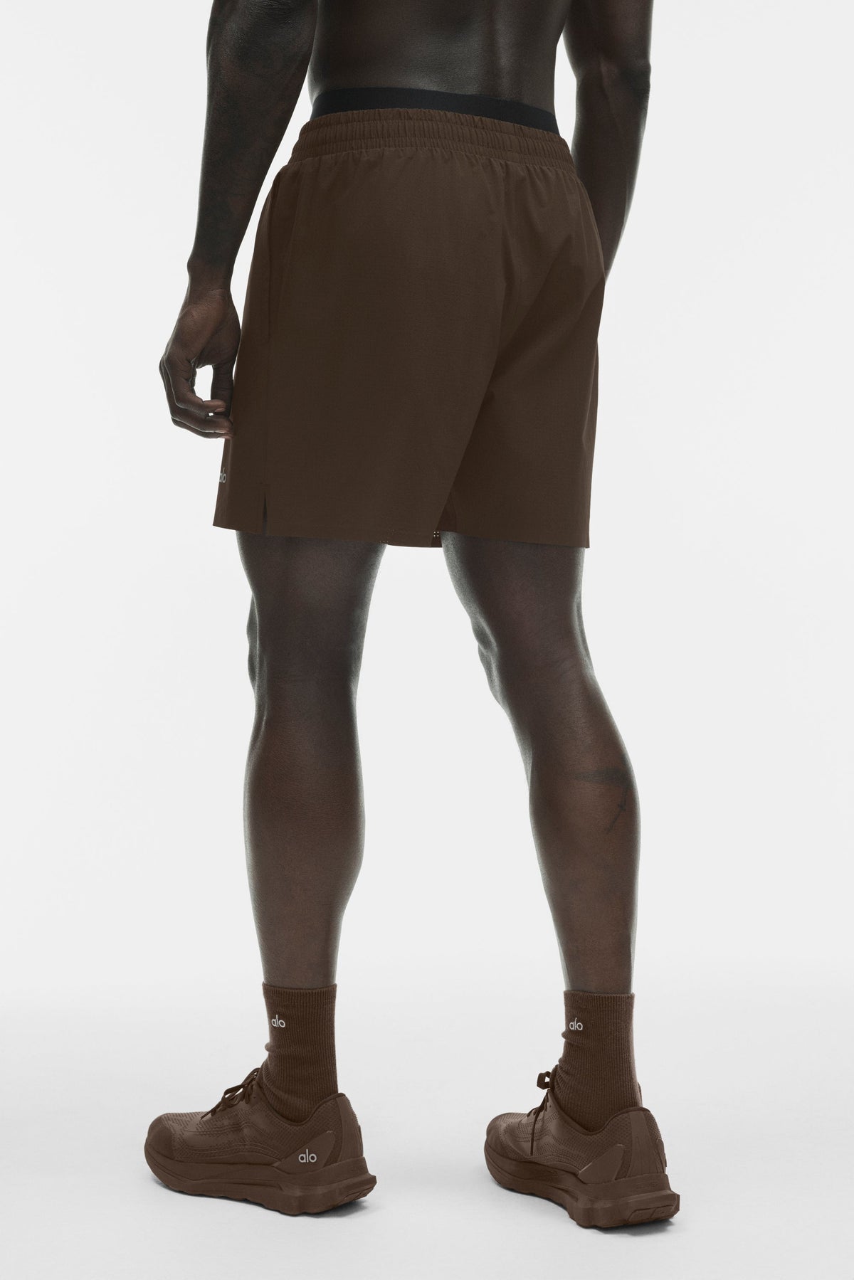 Alo Yoga 5" Traction Running Short - Espresso