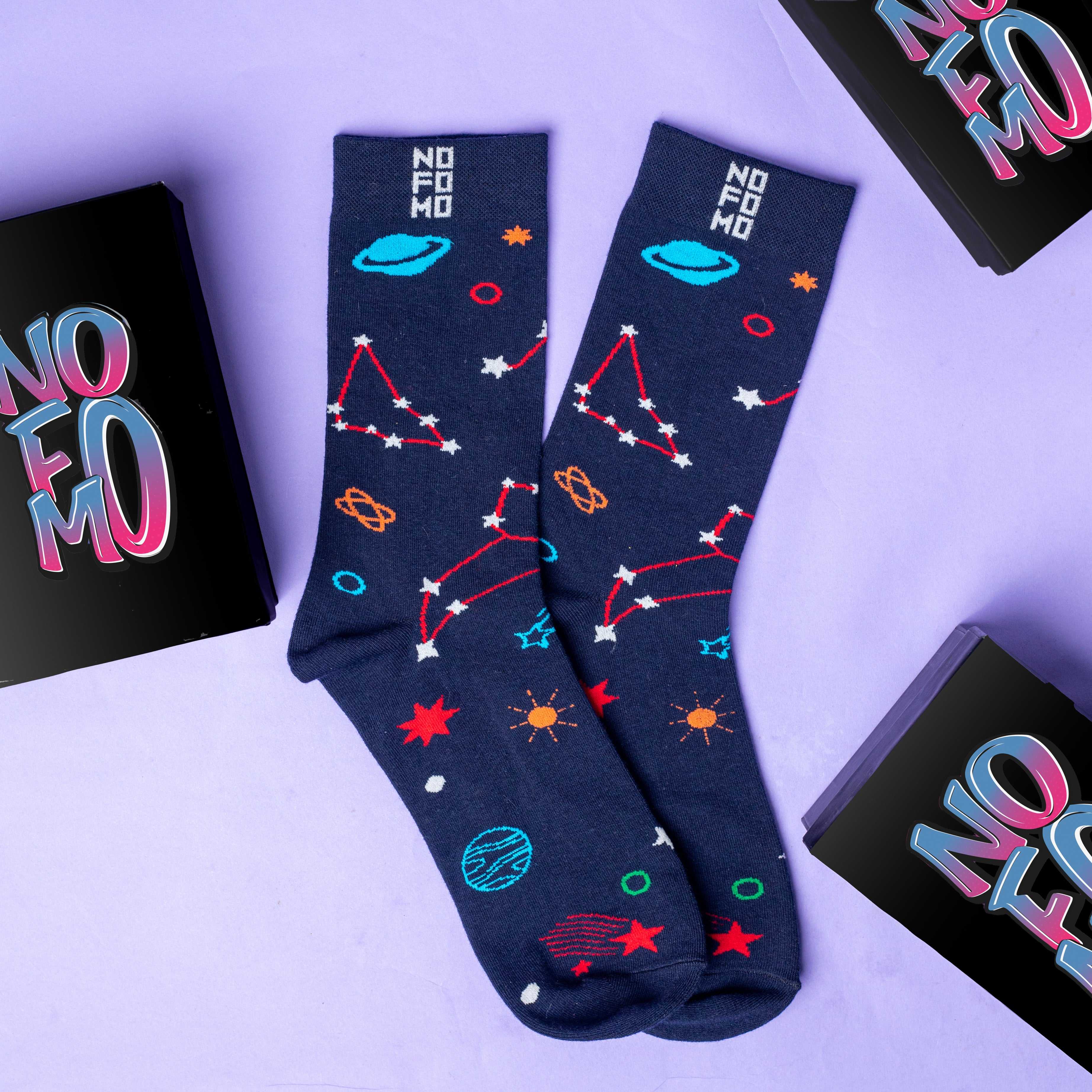 Box Of 6 - Crew Length Socks