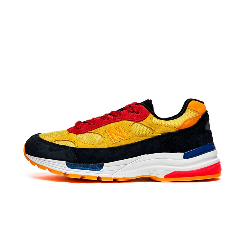New Balance 992 Yellow Red Black