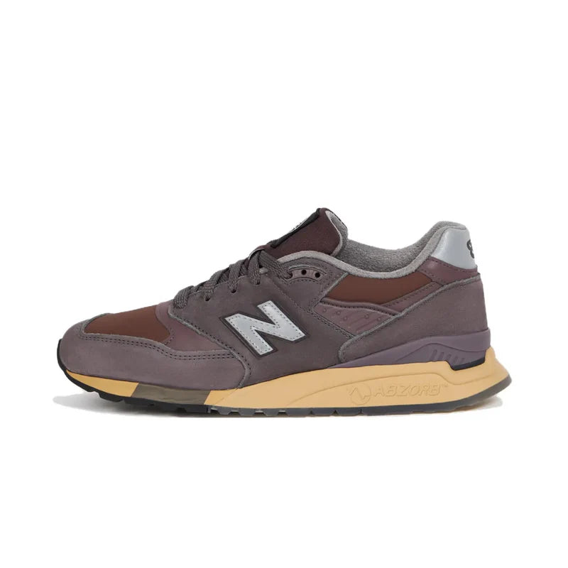 New Balance 998 MiUSA Stone Island Raso Gommato  PLUM