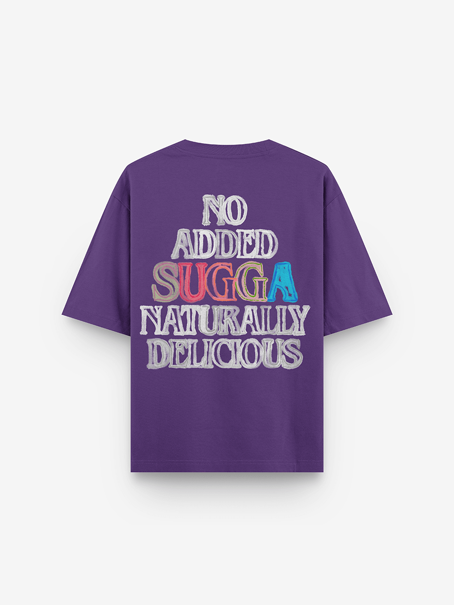 No Added Sugga - Purple Regular Fit