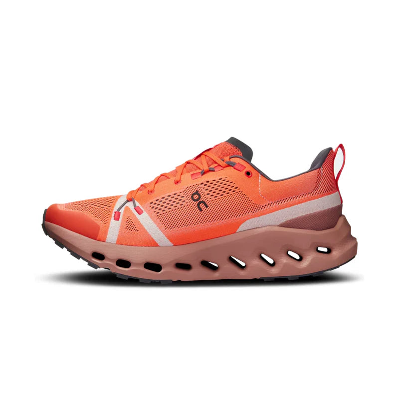 On Running Cloud surfer Trail Flame Dust rose Available at Pick your kiicks.
