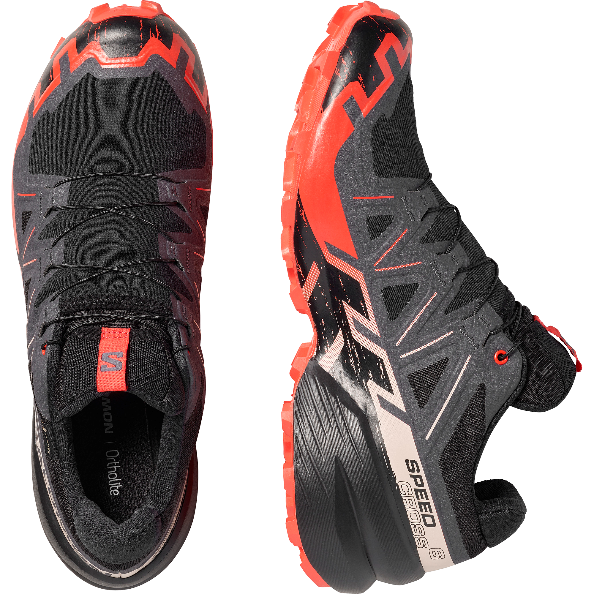 SPEEDCROSS 6 GORE-TEX Black / Fiery Red / Almond Milk