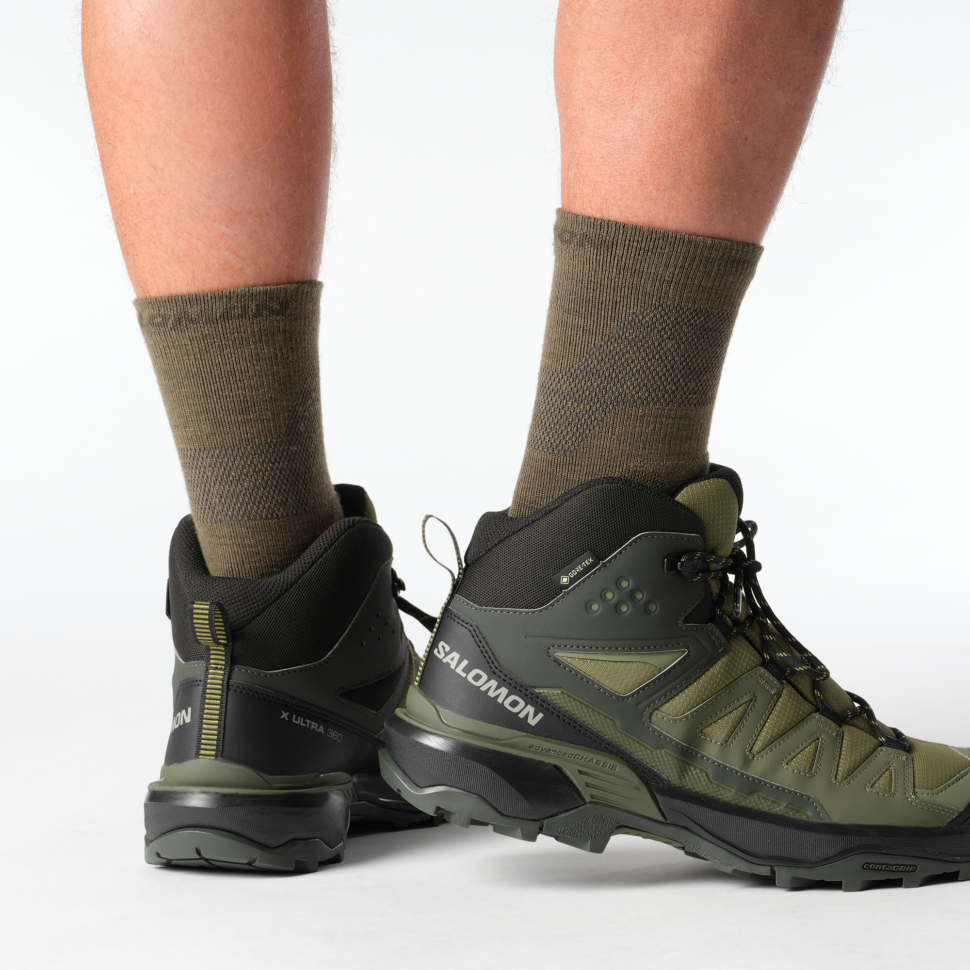 X ULTRA 360 MID GORE-TEX Olive Night / Black / Peat