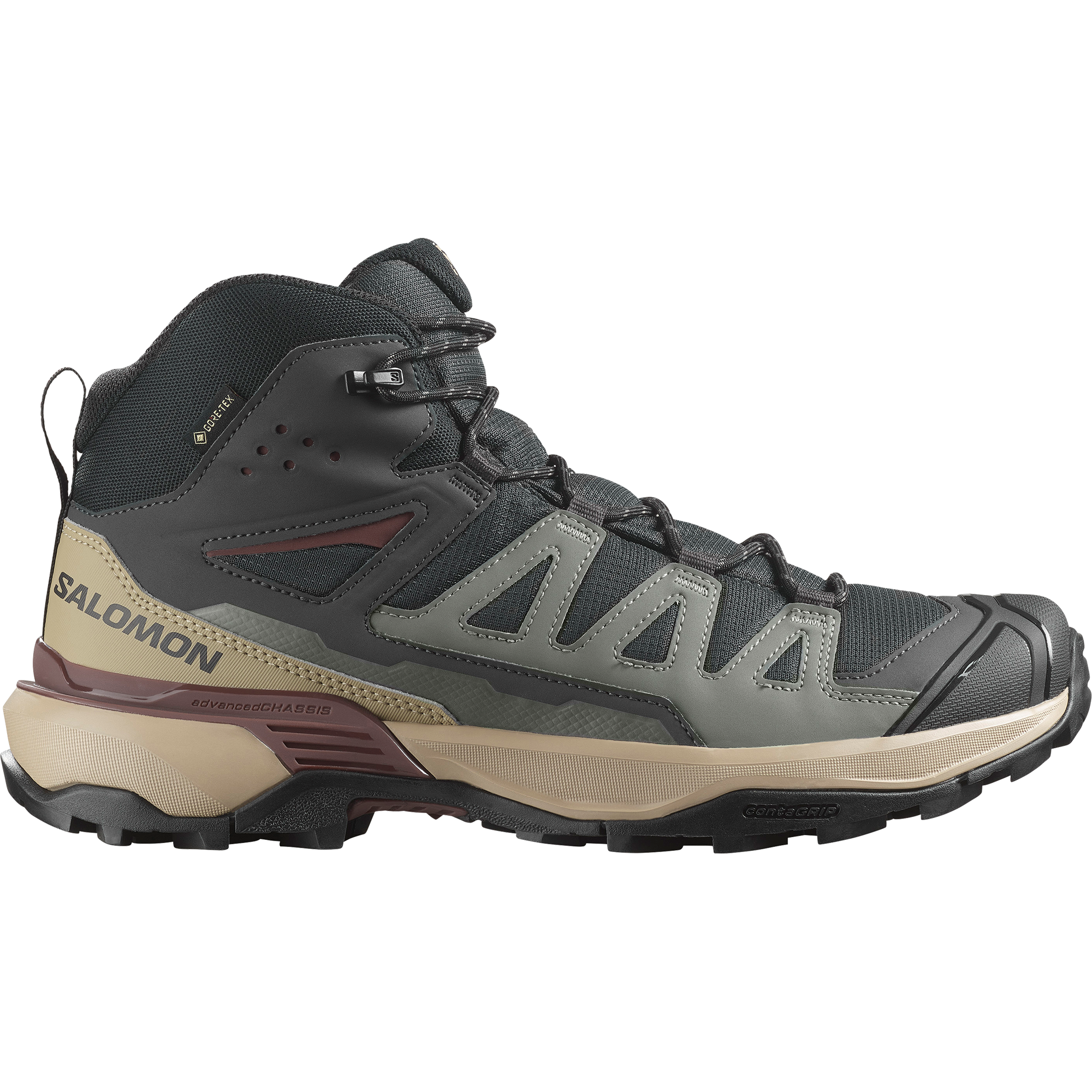 X ULTRA 360 MID GORE-TEX Phantom / Desert Tan / Rum Raisin