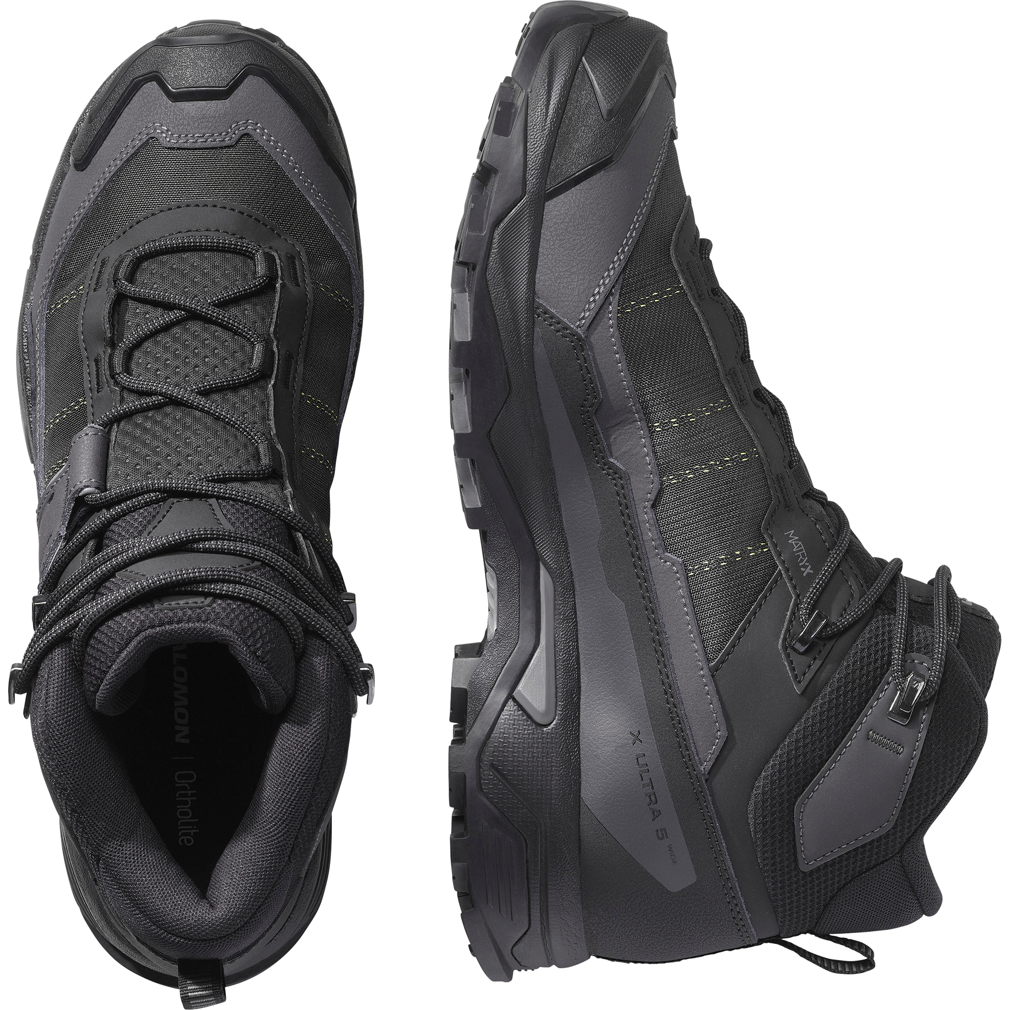 X ULTRA 5 MID WIDE GORE-TEX Black / Asphalt / Castlerock